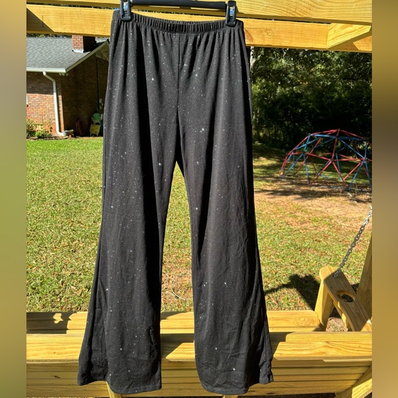 Lily Rose Shimmery Black Top & Pant Set - Picture 6 of 8